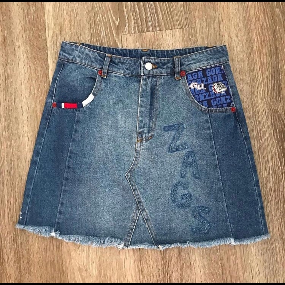 Gonzaga bulldogs custom made skirt